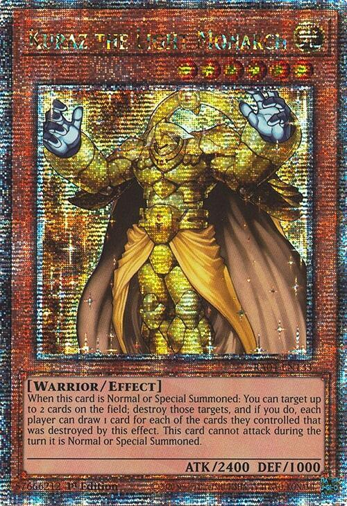 Kuraz the Light Monarch - RA04-EN133 - (Quarter Century Secret Rare) - 1st Edition